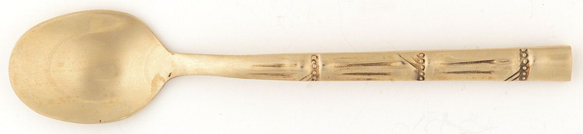 UNF714 (Bronze) Demitasse Spoon by Unknown Mfg Silver-1