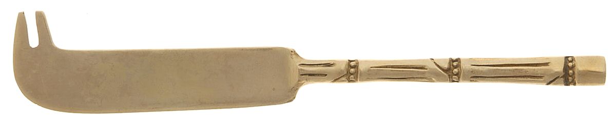 UNF714 (Bronze) Solid Serving Cheese Knife by Unknown Mfg Silver-1