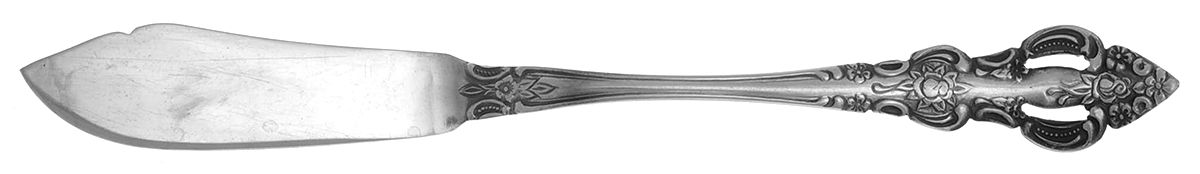 UNF885 (Stainless) Flat Handle Master Butter Knife by Unknown Mfg Silver-1