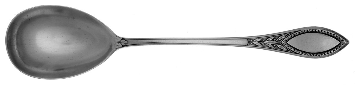 Germany Sterling Flatware Solid Serving Spoon by Unknown Mfg Silver-1