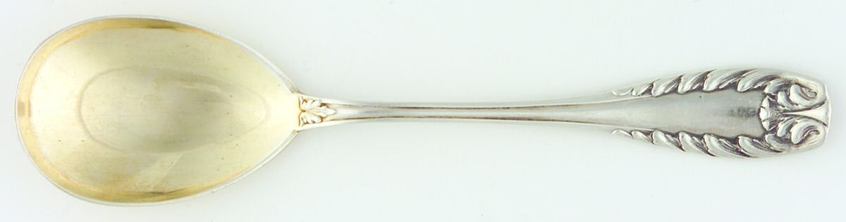 Germany Sterling Flatware Egg Spoon by Unknown Mfg Silver-1