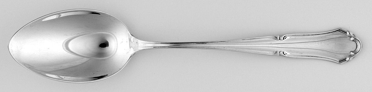 Germany Sterling Flatware Place/Oval Soup Spoon by Unknown Mfg Silver-1