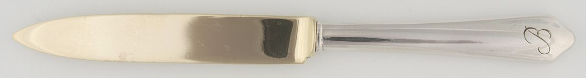 Germany Sterling Flatware Individual Fruit Knife with Silverplate Blade by Unknown Mfg Silver-1