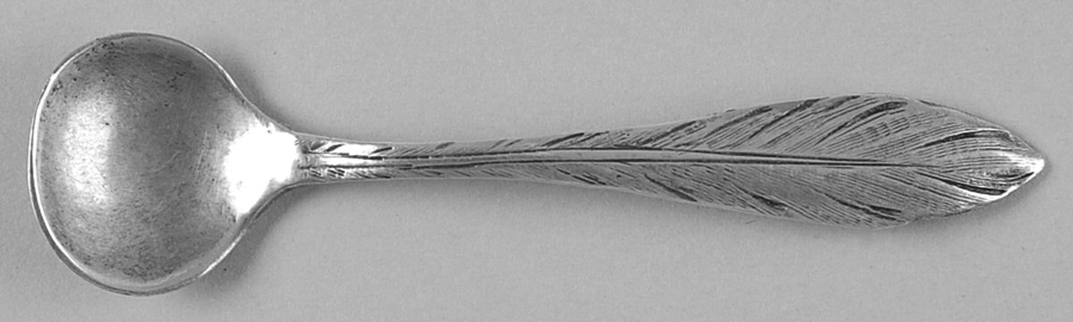 Germany Sterling Flatware Master Salt Spoon by Unknown Mfg Silver-1