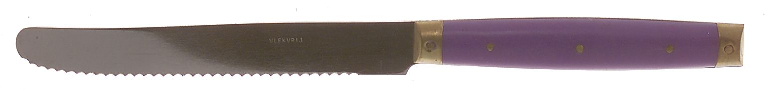Vlekvrij-Purple (Stainless) New French Hollow Knife by Unknown Mfg Silver-1