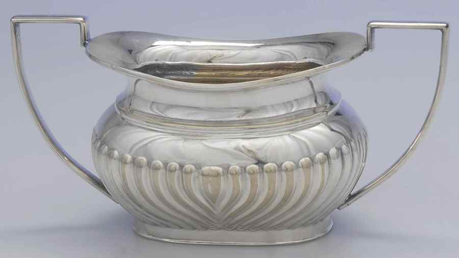 England Silverplate Hollowware Sugar Bowl No Lid by Unknown Manufacturer-1