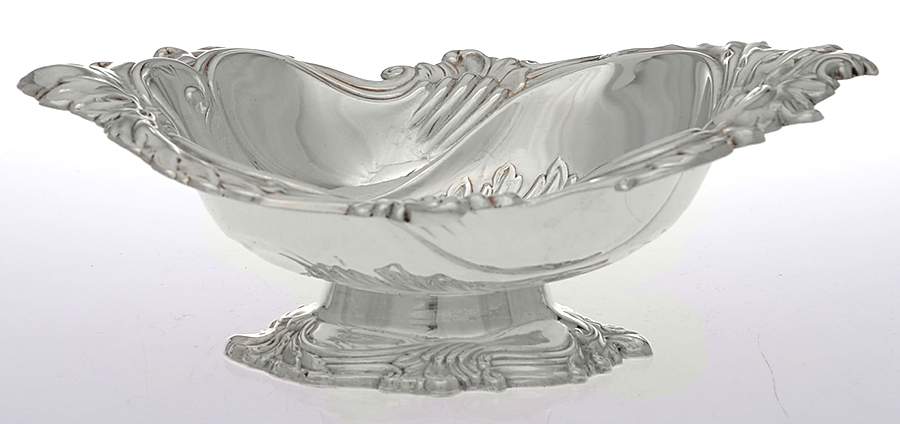 England Silverplate Hollowware Plated Footed Bon Bon Bowl by Unknown Manufacturer-1