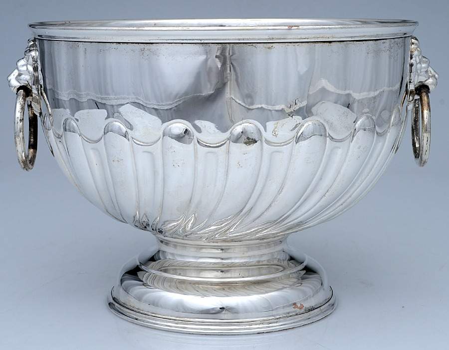 England Silverplate Hollowware Punch Bowl by Unknown Manufacturer-1
