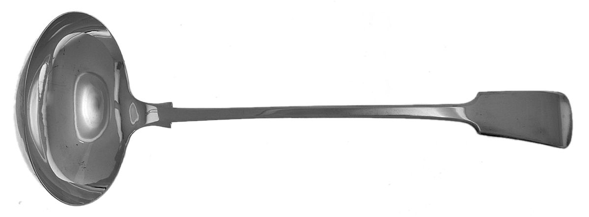 England Silverplate Flatware Solid Soup Ladle by Unknown Mfg Silver-1