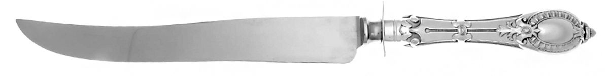 England Silverplate Flatware Large Stainless Blade Roast Carving Knife by Unknown Mfg Silver-1