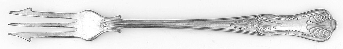 England Silverplate Flatware Long Handle Pickle/Olive Fork by Unknown Mfg Silver-1