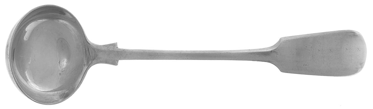 England Silverplate Flatware Solid Piece Cream Ladle by Unknown Mfg Silver-1