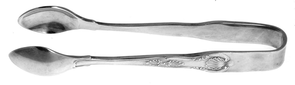 England Silverplate Flatware Sugar Tongs by Unknown Mfg Silver-1