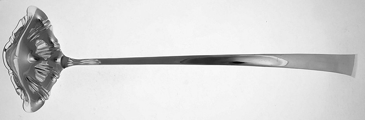 England Silverplate Flatware Punch Ladle with Double Lipped Bowl by Unknown Mfg Silver-1