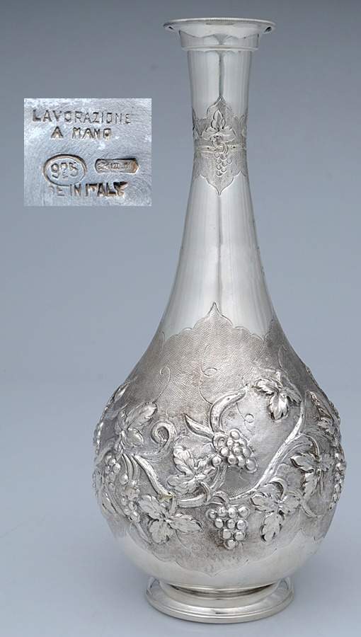 Italy Sterling Hollowware Wine Decanter by Unknown Manufacturer-1