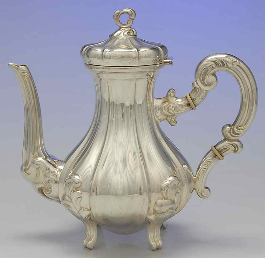 Italy Sterling Hollowware Coffee Pot by Unknown Manufacturer-1