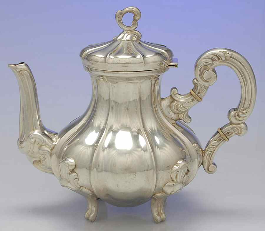 Italy Sterling Hollowware Teapot by Unknown Manufacturer-1