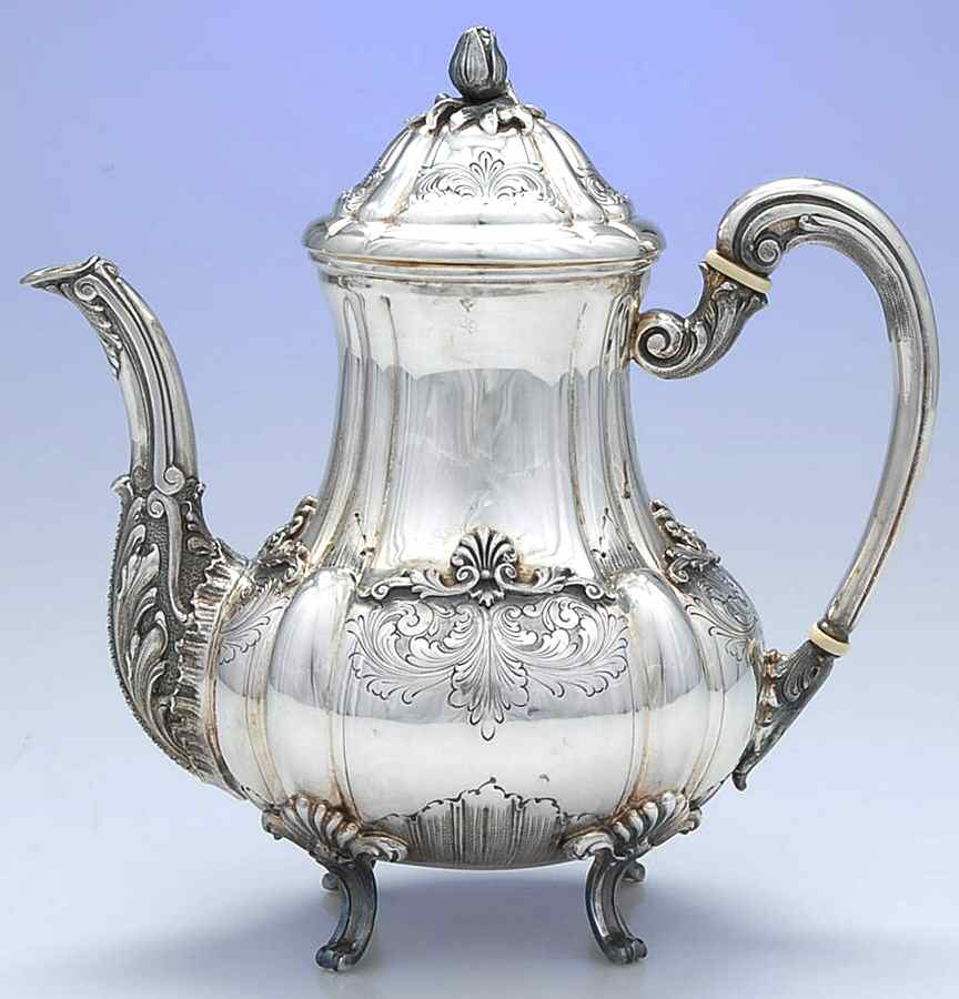 Italy Sterling Hollowware Coffee Pot by Unknown Manufacturer-1
