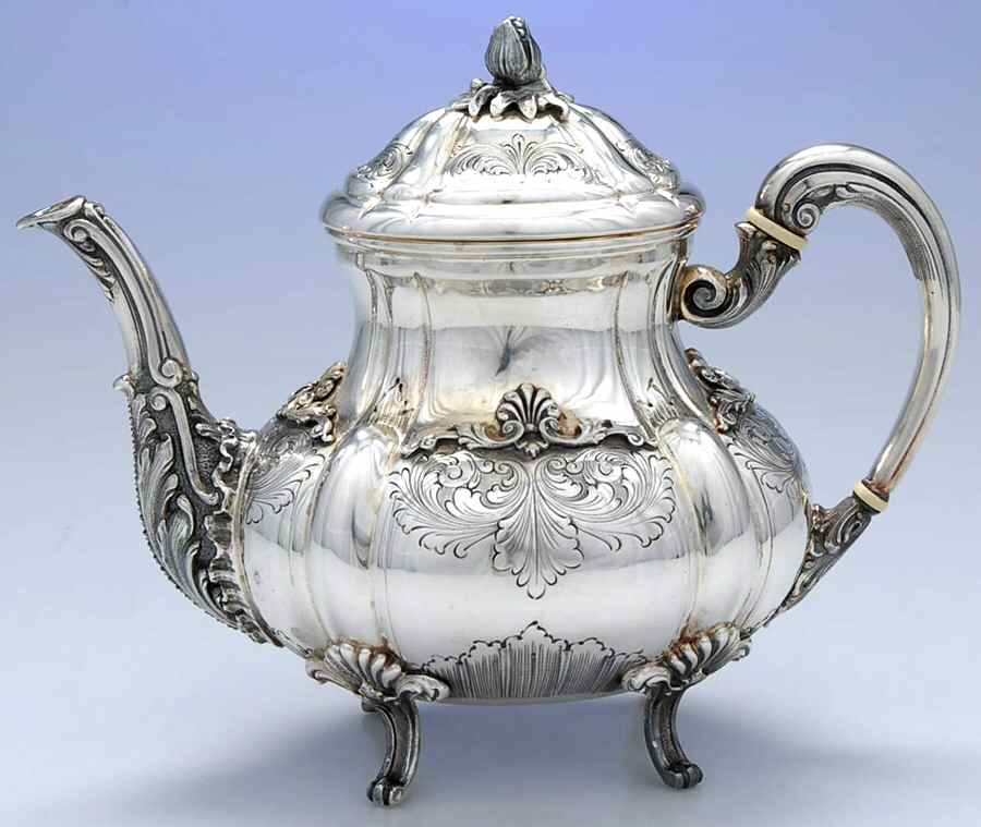 Italy Sterling Hollowware Teapot by Unknown Manufacturer-1