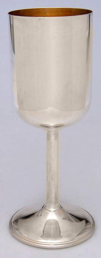 Italy Sterling Hollowware Water Goblet by Unknown Manufacturer-1