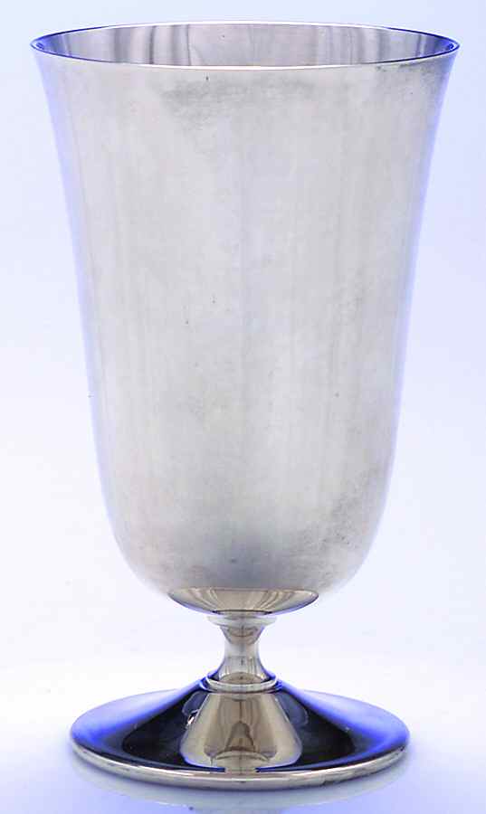 Italy Silverplate Hollowware Iced Tea Goblet by Unknown Manufacturer-1