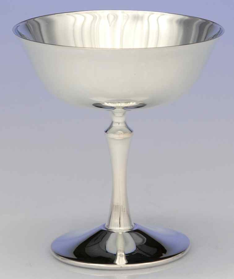 Italy Silverplate Hollowware Silverplate Champagne/Sherbet by Unknown Manufacturer-1