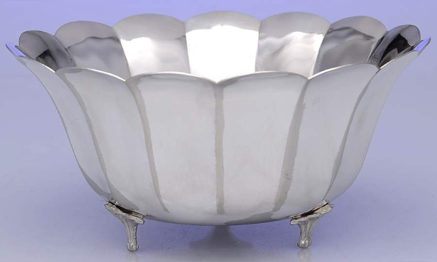 Italy Silverplate Hollowware 7" Round Bowl by Unknown Manufacturer-1