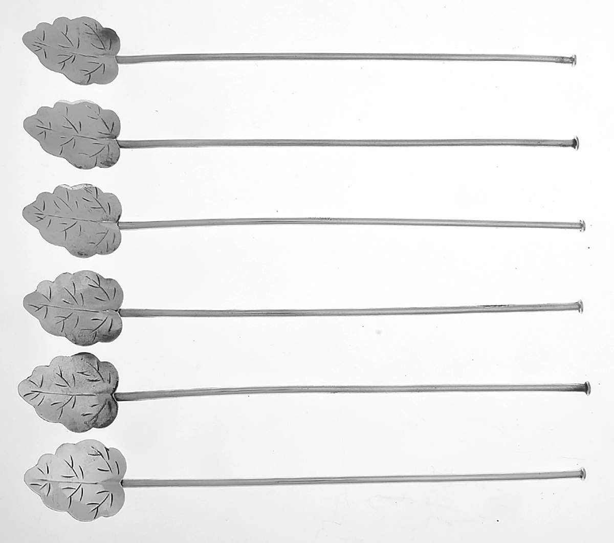 Mexico Sterling Hollowware Tea Sipper - Set of 6 by Unknown Manufacturer-1