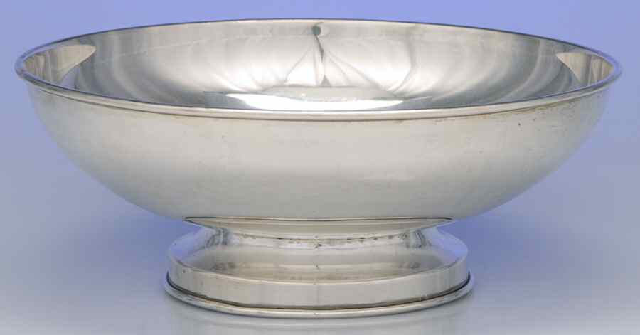 Mexico Sterling Hollowware Sterling Serving Fruit Bowl by Unknown Manufacturer-1
