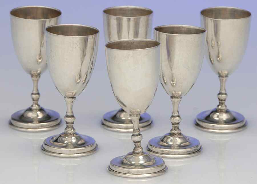 Mexico Sterling Hollowware Cordial Cup - Set of 6 by Unknown Manufacturer-1