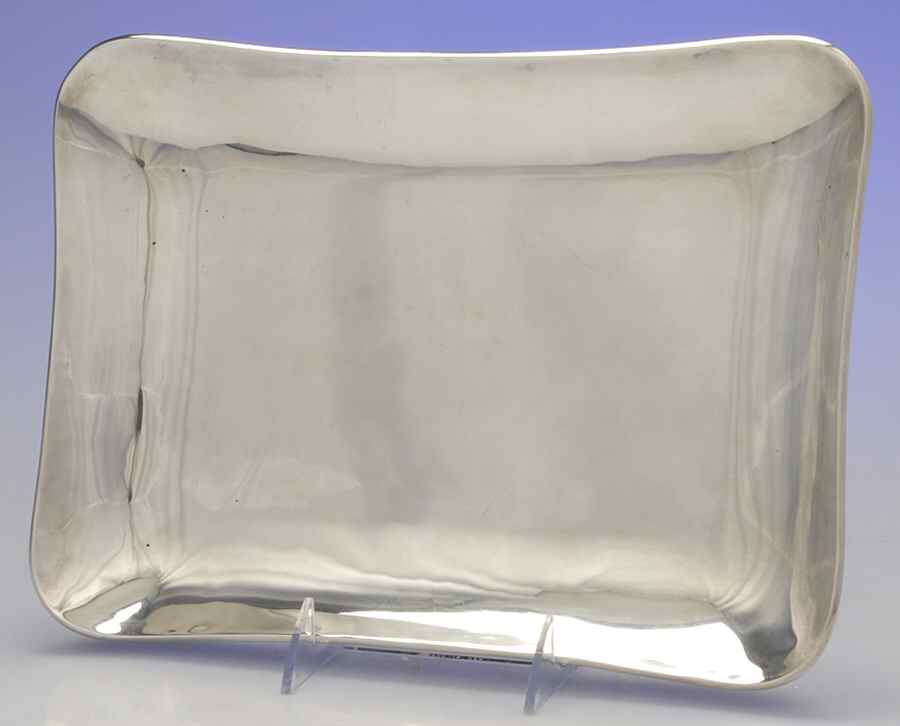 Mexico Sterling Hollowware 12" Rectangular Tray by Unknown Manufacturer-1