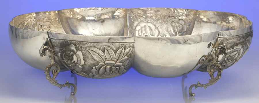 Mexico Sterling Hollowware Oval Footed Sterling Centerpiece by Unknown Manufacturer-1
