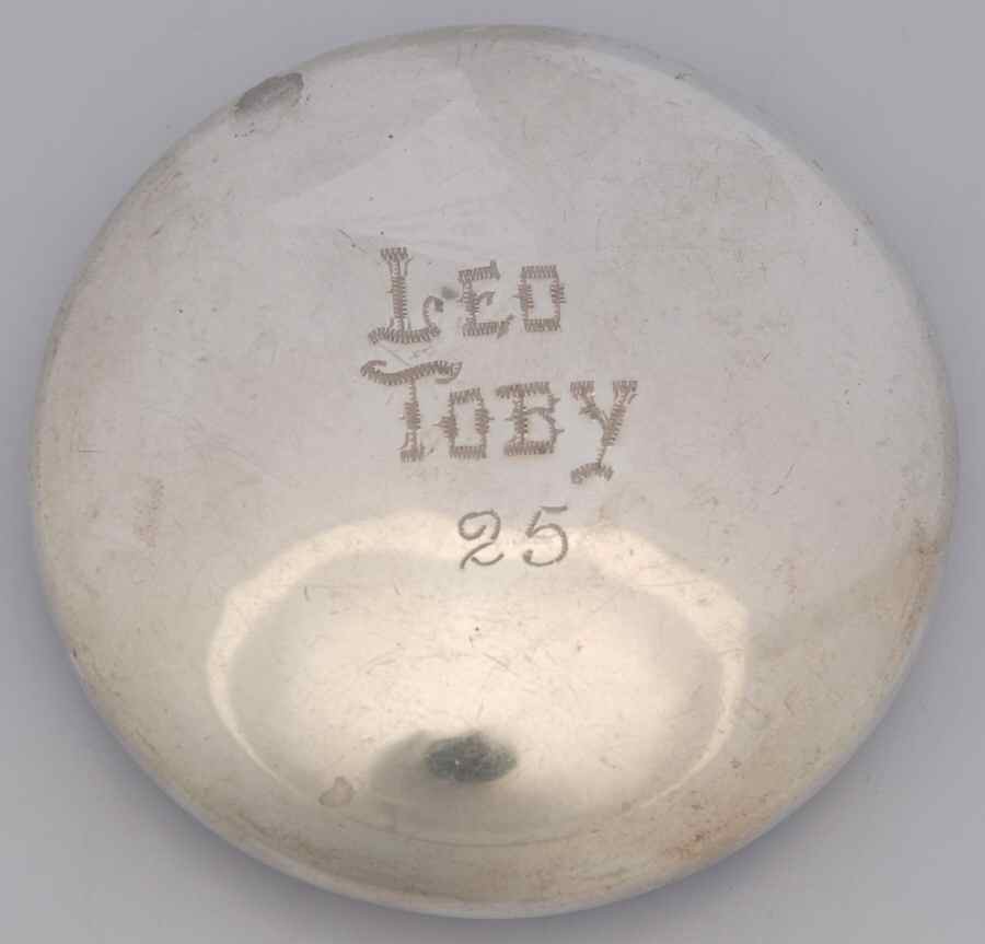Mexico Sterling Hollowware Lid for Child's Cup with Attached Sipper by Unknown Manufacturer-1