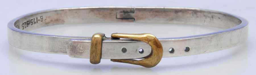 Mexico Sterling Hollowware Sterling Bracelet by Unknown Manufacturer-1