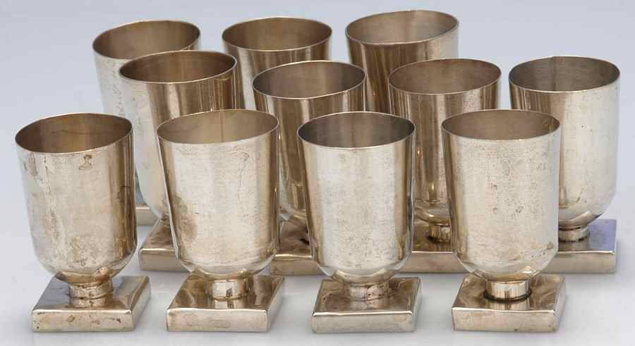 Mexico Sterling Hollowware (Set of 11) Cordial Cup by Unknown Manufacturer-1