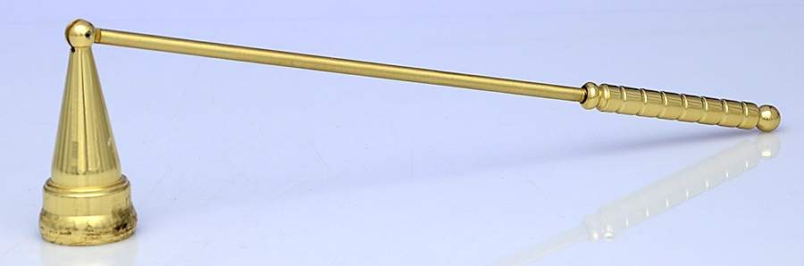 Brass Candlesticks Candle Snuffer by Unknown Manufacturer-1