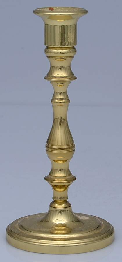 Brass Candlesticks 6" Candlestick by Unknown Manufacturer-1