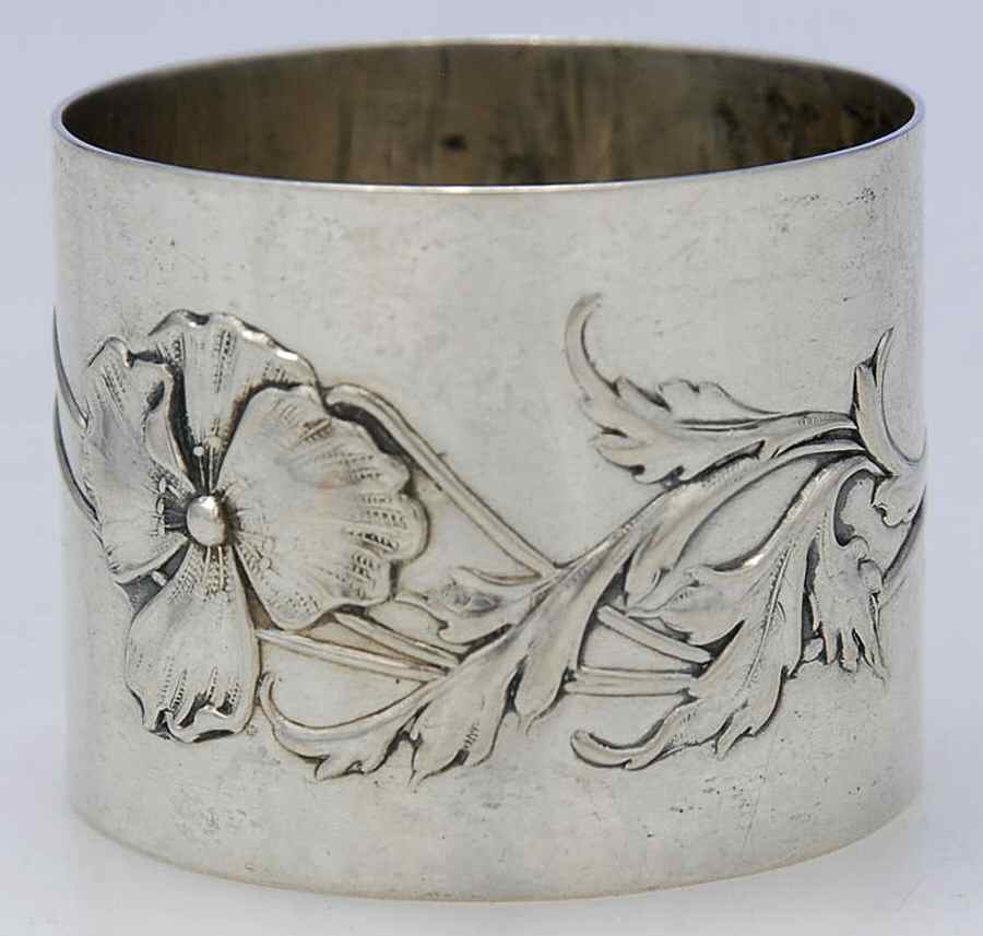 Germany Sterling Hollowware Napkin Ring by Unknown Manufacturer-1