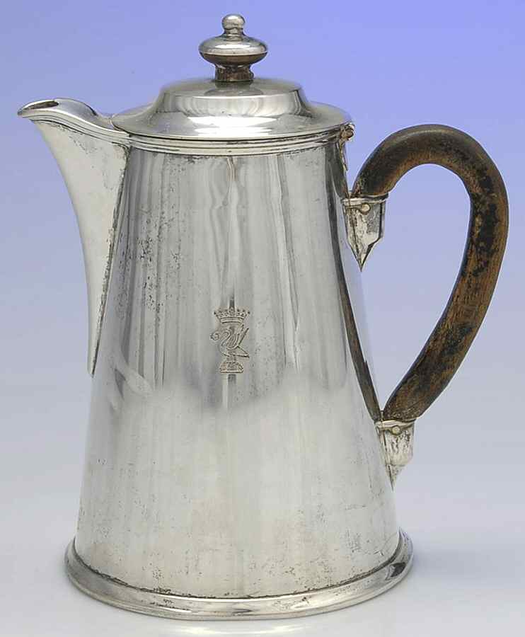 Germany Sterling Hollowware Chocolate Pot by Unknown Manufacturer-1