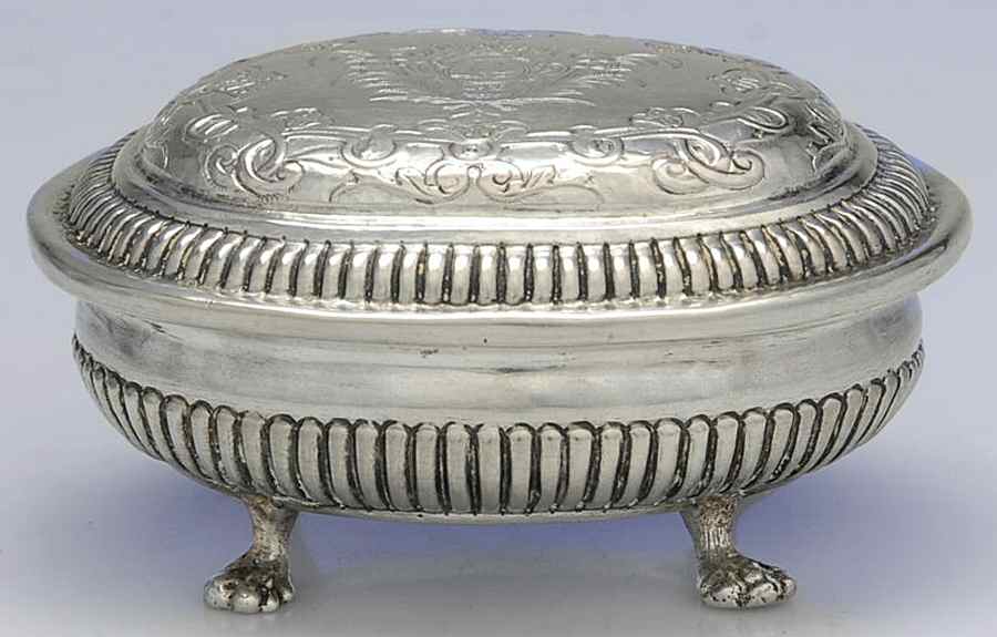 Germany Sterling Hollowware Covered Box by Unknown Manufacturer-1