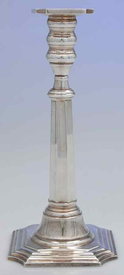 Germany Sterling Hollowware Weighted Candlestick by Unknown Manufacturer-1