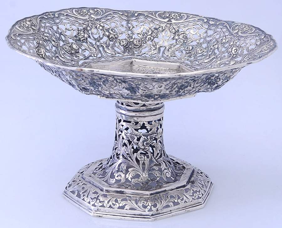 Germany Sterling Hollowware Round Compote (Height X Width) by Unknown Manufacturer-1