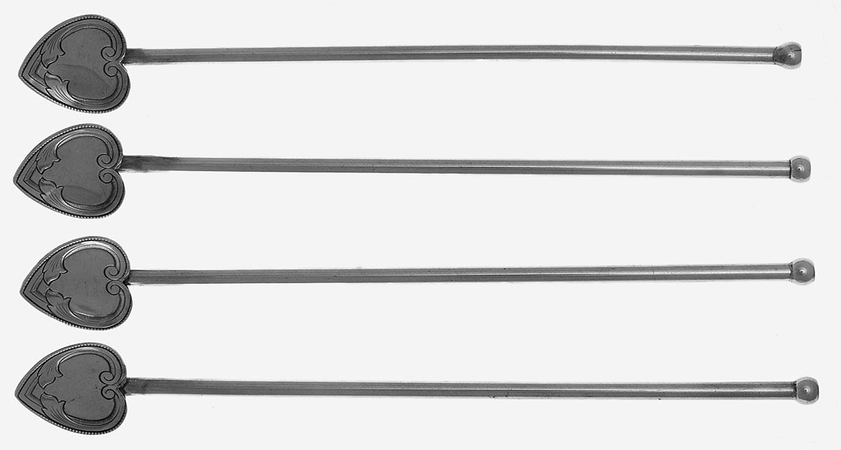Mexio Sterling Flatware Tea Sipper - Set of 4 by Unknown Mfg Silver-1