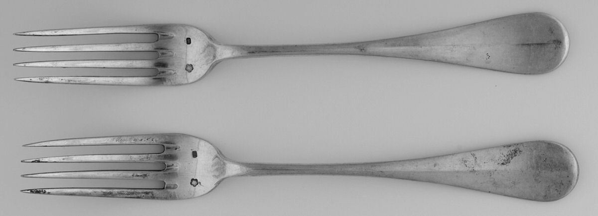 Austria Sterling Flatware (Set of 2) Fork by Unknown Mfg Silver-1