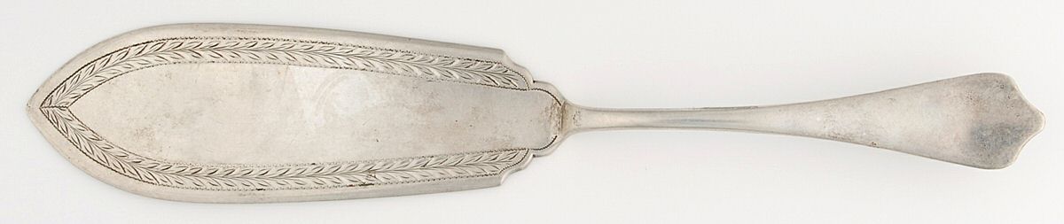 Austria Sterling Flatware Large Solid Fish Server by Unknown Mfg Silver-1
