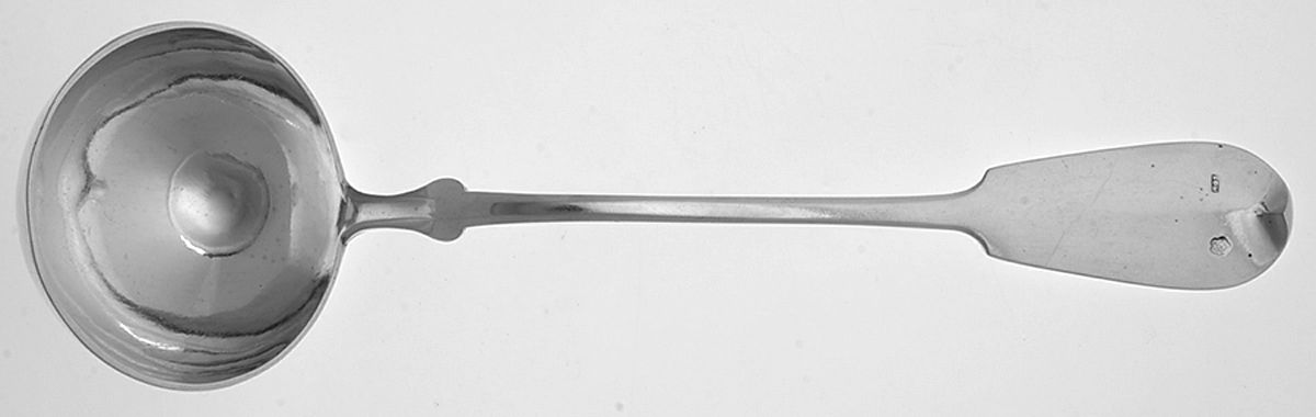 Austria Sterling Flatware Solid Soup Ladle by Unknown Mfg Silver-1