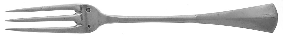 Austria Sterling Flatware Luncheon/Dessert Fork, Solid Piece by Unknown Mfg Silver-1