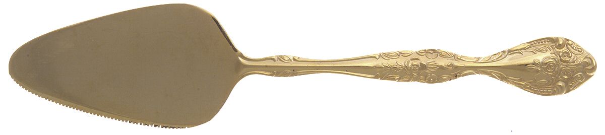 UNF949 (Gold Electroplate) Solid Cheese Server by Unknown Mfg Silver-1