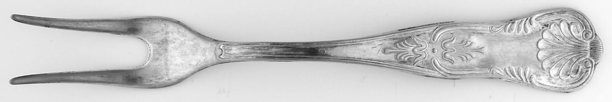 UNF2260 (Silverplate) Solid Serving Fork by Unknown Mfg Silver-1