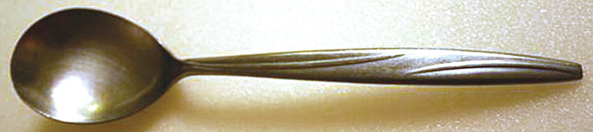 UNF967 (Stainless) Round Bowl Soup Spoon (Cream Soup) by Unknown Mfg Silver-1